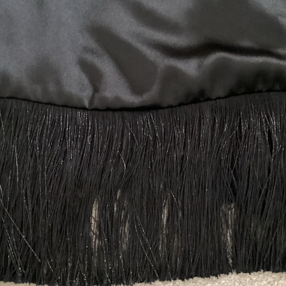 Bailey 44 Elegant Black Fringe Camisole - Picture 5 of 6